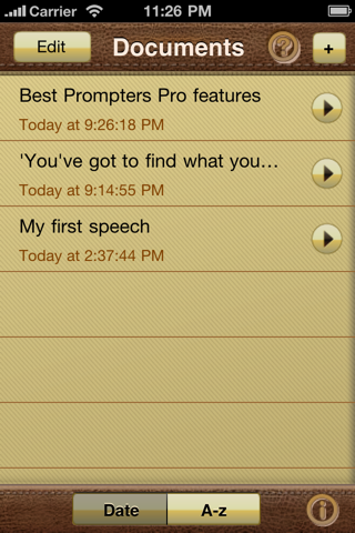 Best Prompter - teleprompter - náhled