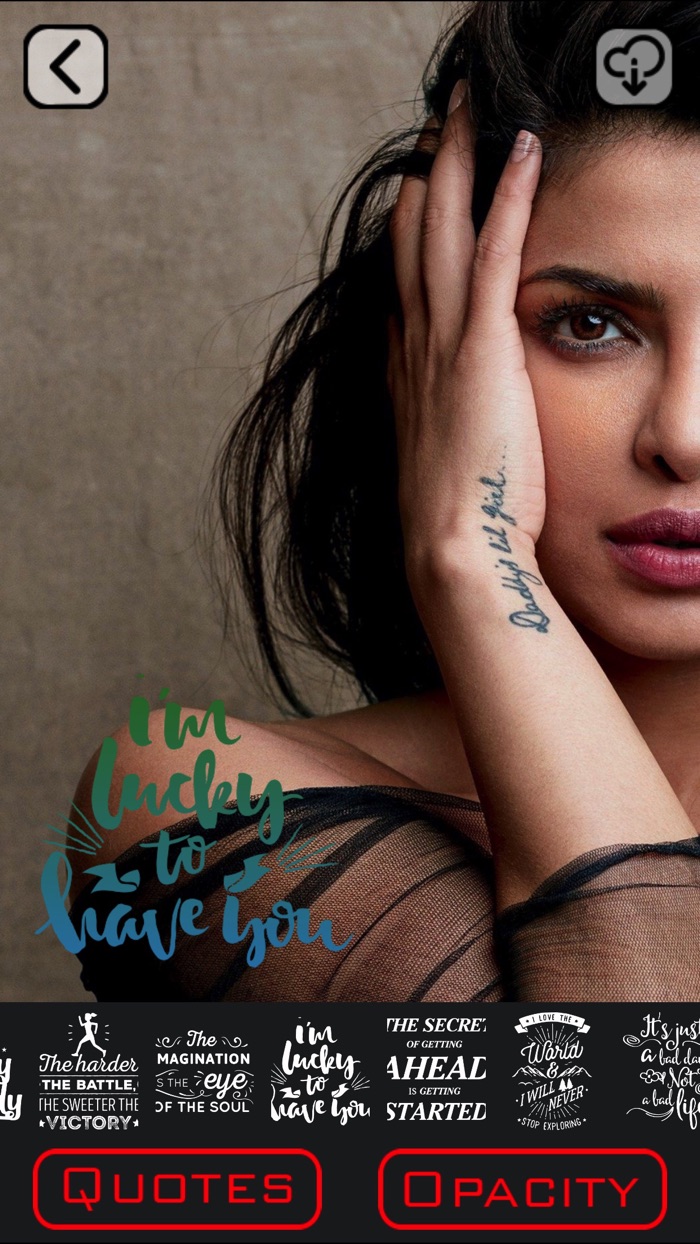 Quotes On My Pic -Picture Typography Quote Creator