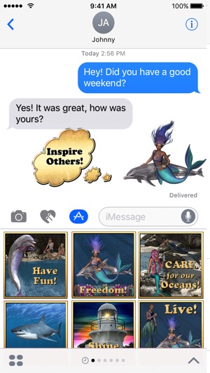 Where's the Dolphin Sticker Pack for iMessage(圖2)-速報App