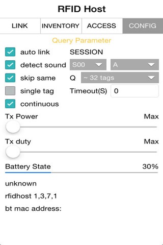 RFID Host screenshot 2
