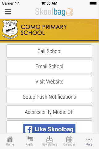 Como Primary School - Skoolbag screenshot 4