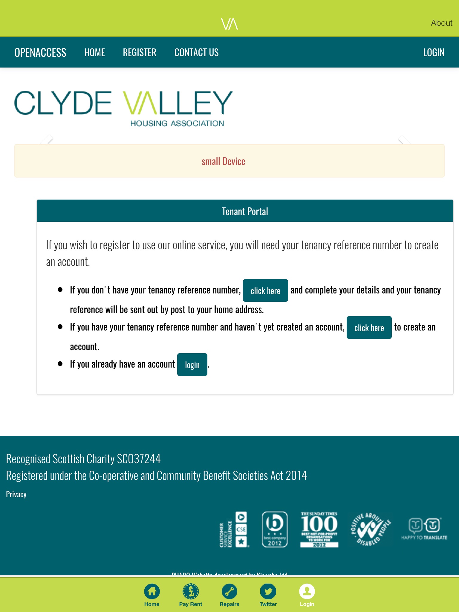 Clyde Valley Housing screenshot 4
