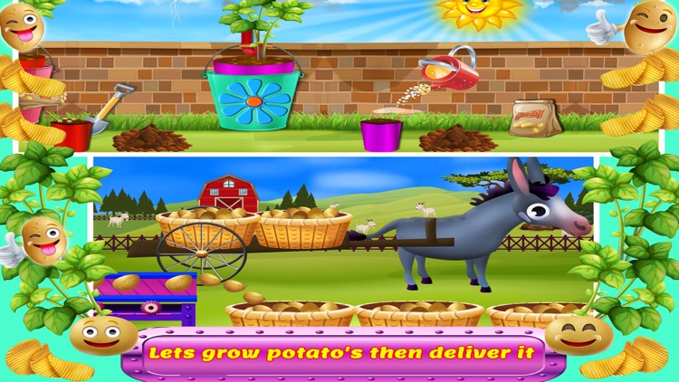 Potato Chips Factory Simulator Games
