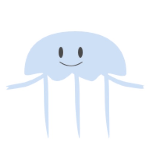 Jellyfish Moji Kawaii emoji iOS App