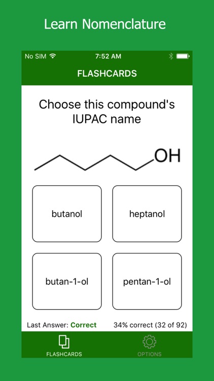 Organic chemistry answers flashcards