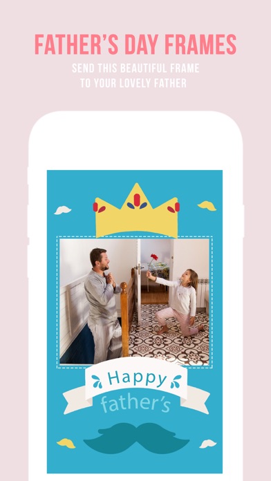父の日フォトフレームアプリ フレーム ステッカー Iphoneアプリ Applion