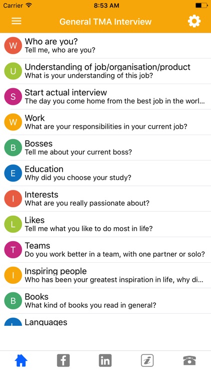 TMA Job Interview App