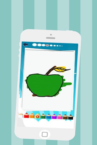 Learn and Coloring Book Apple For Kids screenshot 2