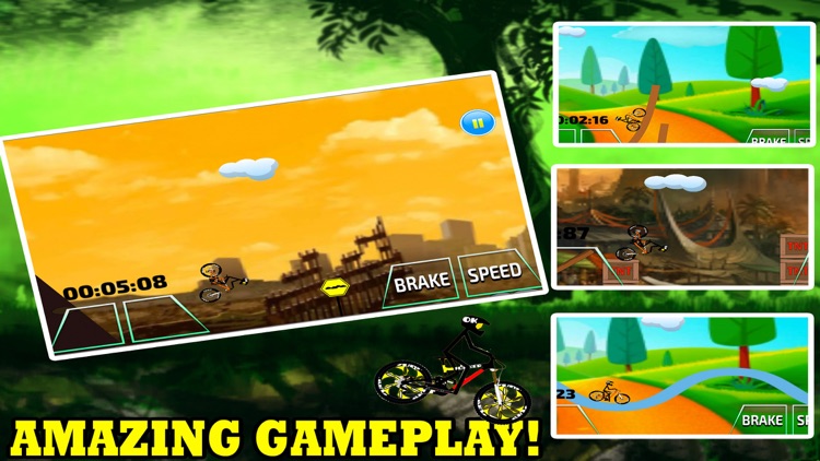 Stickman BMX Cycle Rider screenshot-3