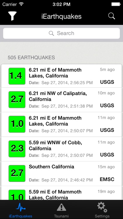 iEarthquakes