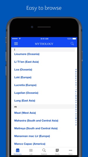Mythology Dictionary - Combined
