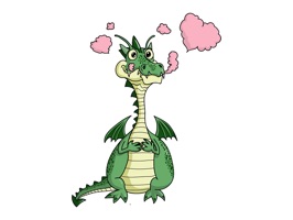 Cute Dragon Sticker for iMessage