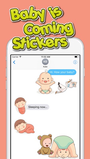 Baby is Coming Stickers(圖3)-速報App