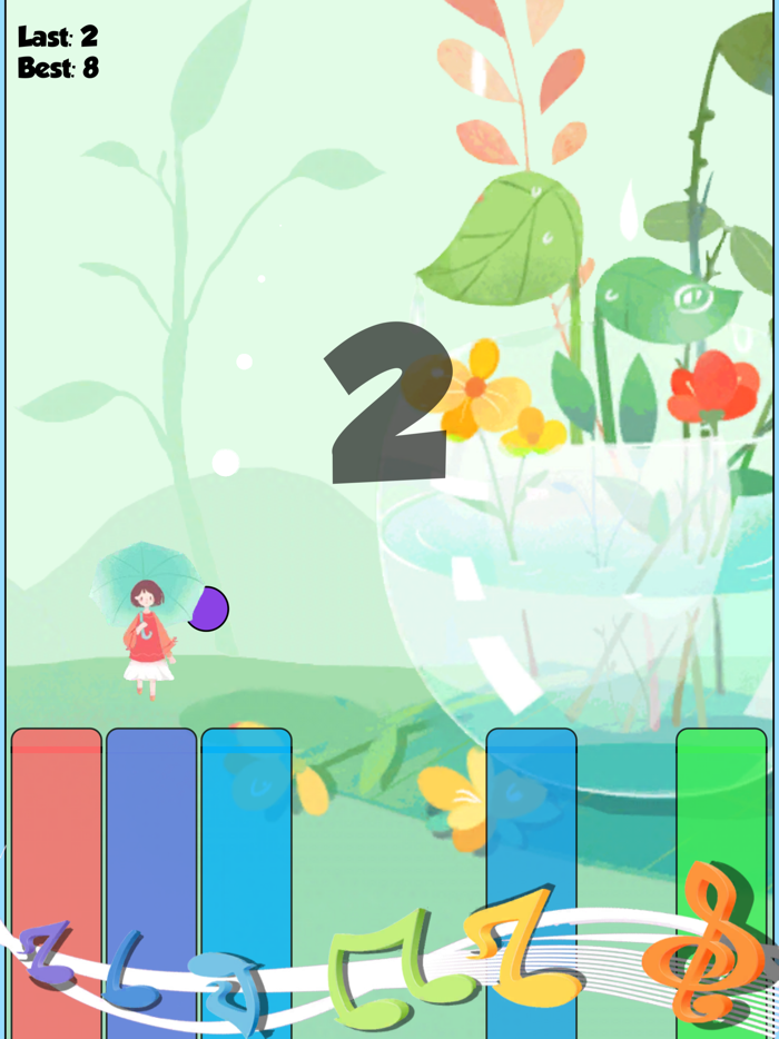 跳动的音符 － 不要掉下来