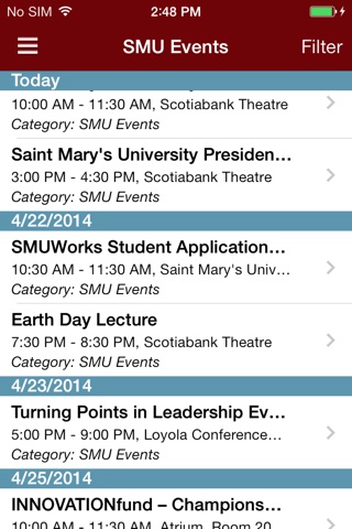 SMUapp screenshot 3