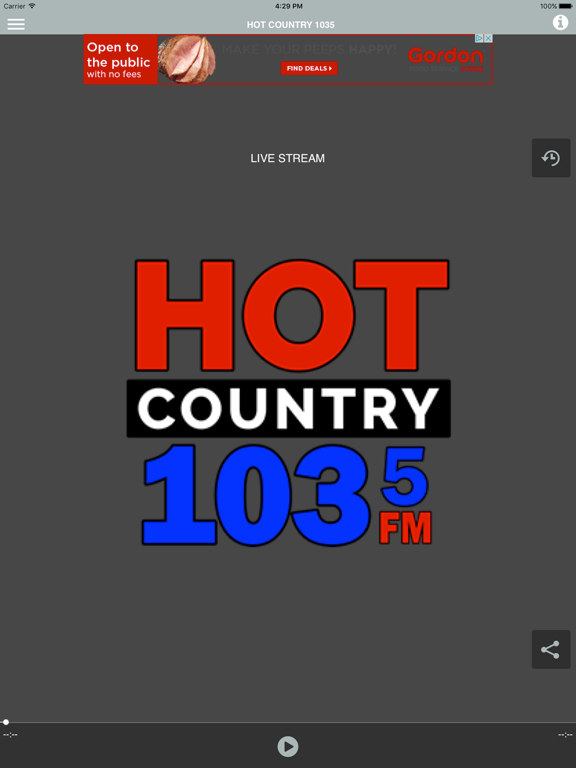 Screenshot #4 pour Hot Country 1035