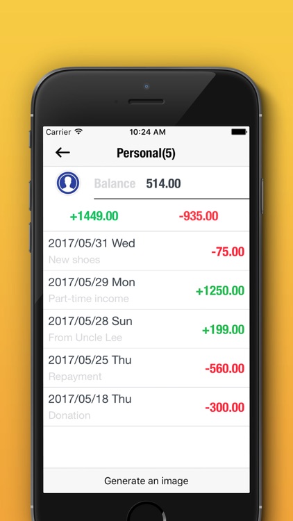 Easy Money Manager - Daily Expense Tracker,Saving. screenshot-4