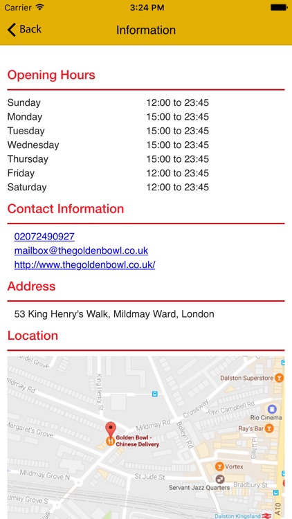 The Golden Bowl London