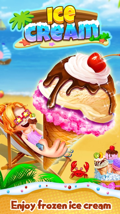 Summer Frozen Ice Cream - Icy Desserts Food Maker screenshot-3
