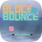 The Block Bounce Game is super addictive with simple one-tap controls and multiplying score mechanics