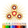 Fidget Spinner Coloring Book NoAd