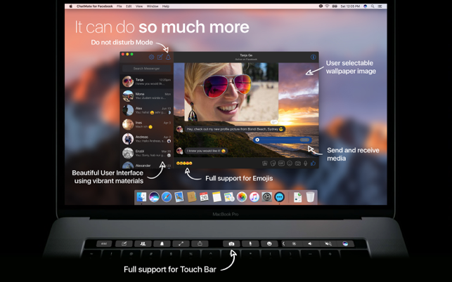 ‎ChatMate for Facebook Screenshot