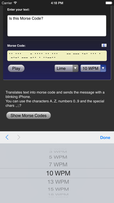 Morse Code screenshot1