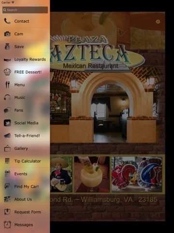 Plaza Azteca Mexican Restaurants - Williamsburg screenshot 2