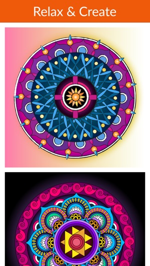 Mandala Coloring - For Adults(圖1)-速報App