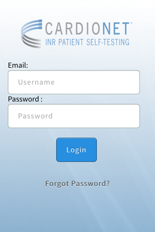CardioNet INR Mobile screenshot 2