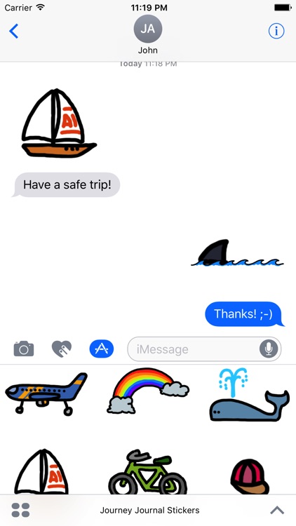 Journey Journal Stickers