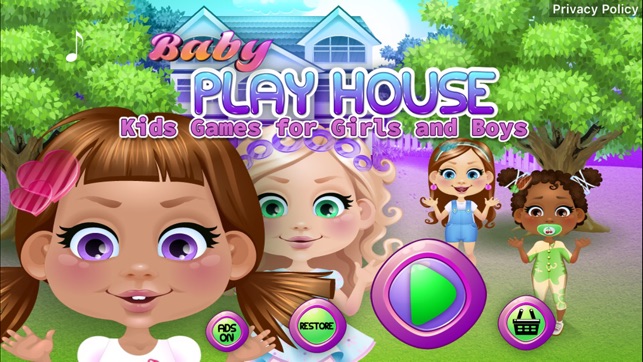 Baby Play House - Kids Games for Girls a