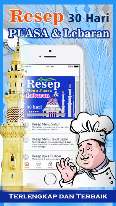 How to cancel & delete Resep Masakan Menu Puasa dan Kue Lebaran from iphone & ipad 1
