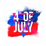 4th of July - Watercolor Independence Day Stickers