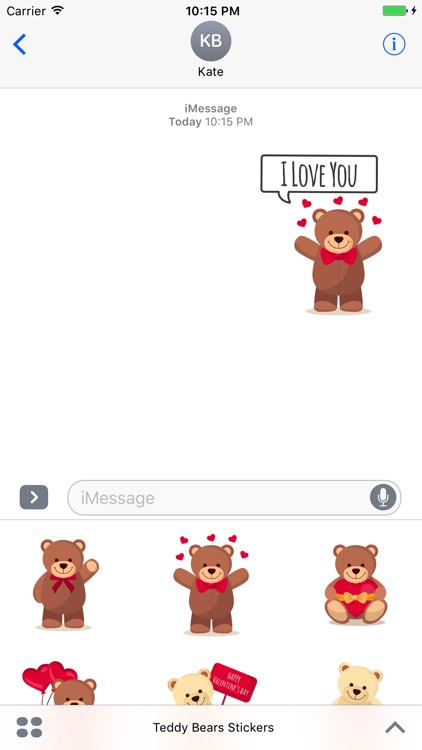 Teddy Bears Stickers for iMessage