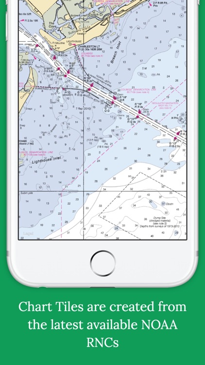 Marine : Carolinas offline GPS nautical charts