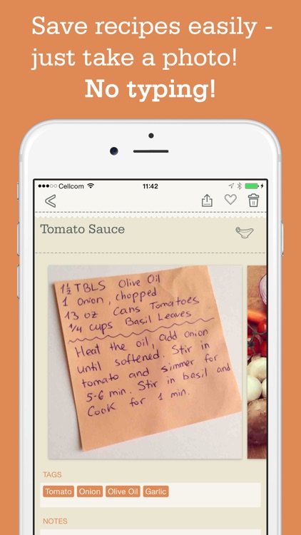 OrganizEat: recipe organizer & keeper cookbook box screenshot-0