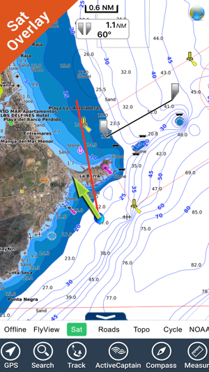 Marine Region Of Murcia Spain HD GPS Map Navigator(圖1)-速報App