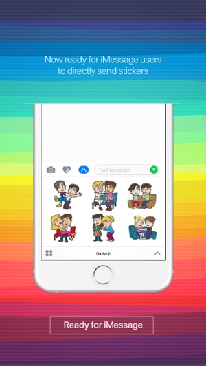 GayMoji - gay emojis keyboard for LGBT community(圖3)-速報App