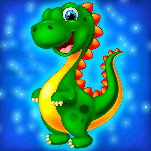 Dinosaur swap puzzle - jigsaw puzzle icon