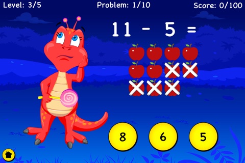 Subtraction For Kids - 1st & 2nd Grade Basic Math screenshot 2