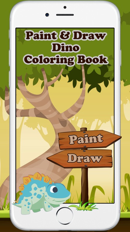 Paint & Draw Dinosaur Coloring Book