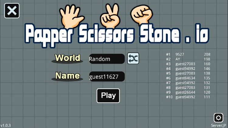 Paper Scissors Stone.io