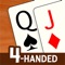 Full-featured, ad-supported pinochle app for iPhone, iPad, and iPod touch
