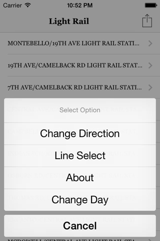 Phoenix Light Rail Timetable (No Ads) screenshot 2