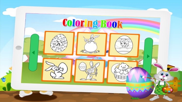 Easter Eggstravaganza and Rabbit coloring for kids screenshot-3