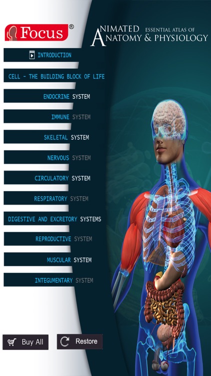Animated Essential Atlas of Anatomy and Physiology