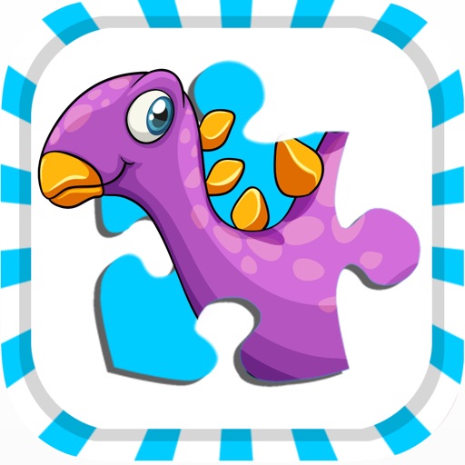 Kid Dinosaur World Puzzle Games for toddler iOS App