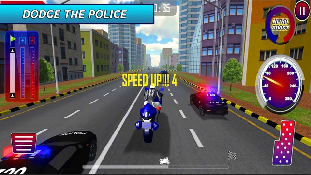 Extreme Motorbike Ride: Police Pursuit Race(圖4)-速報App