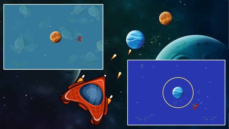 Galaxy Wars Circular Shoot For Cassini Spacecraft